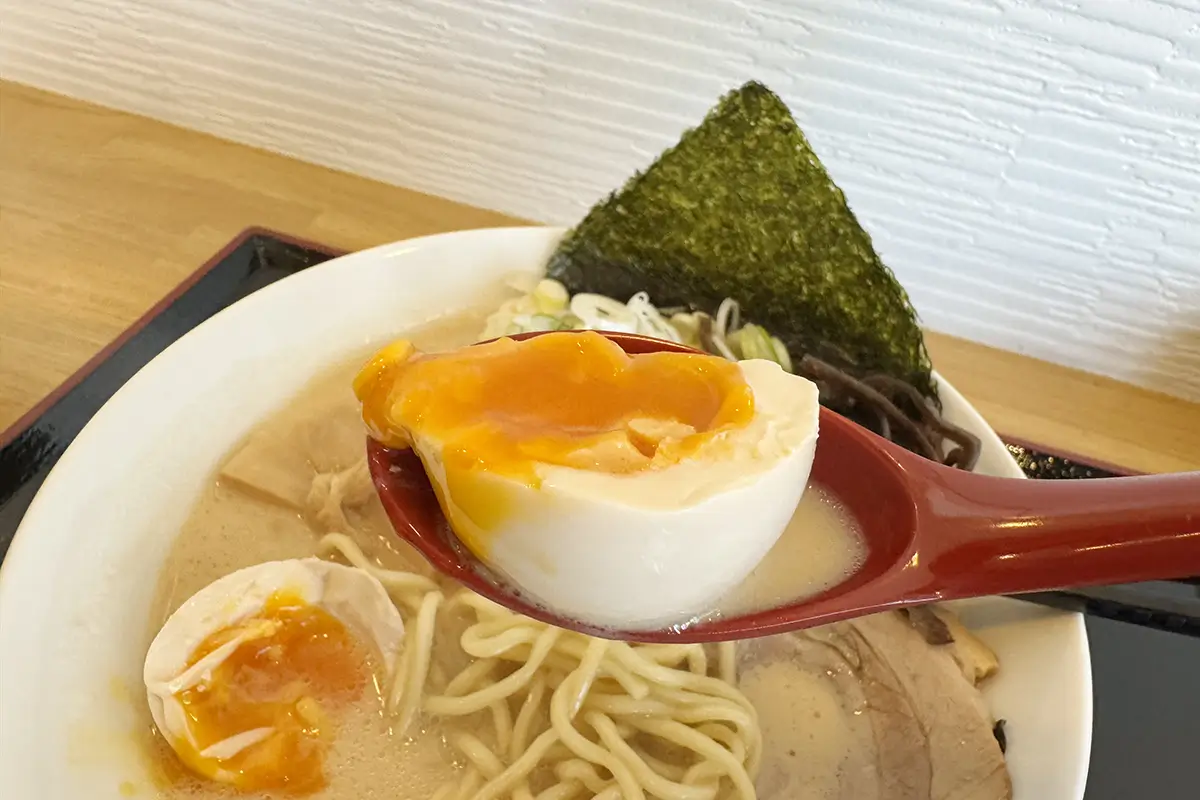 麺屋 和BISABI　豚鶏ラーメン（醤油）　味玉