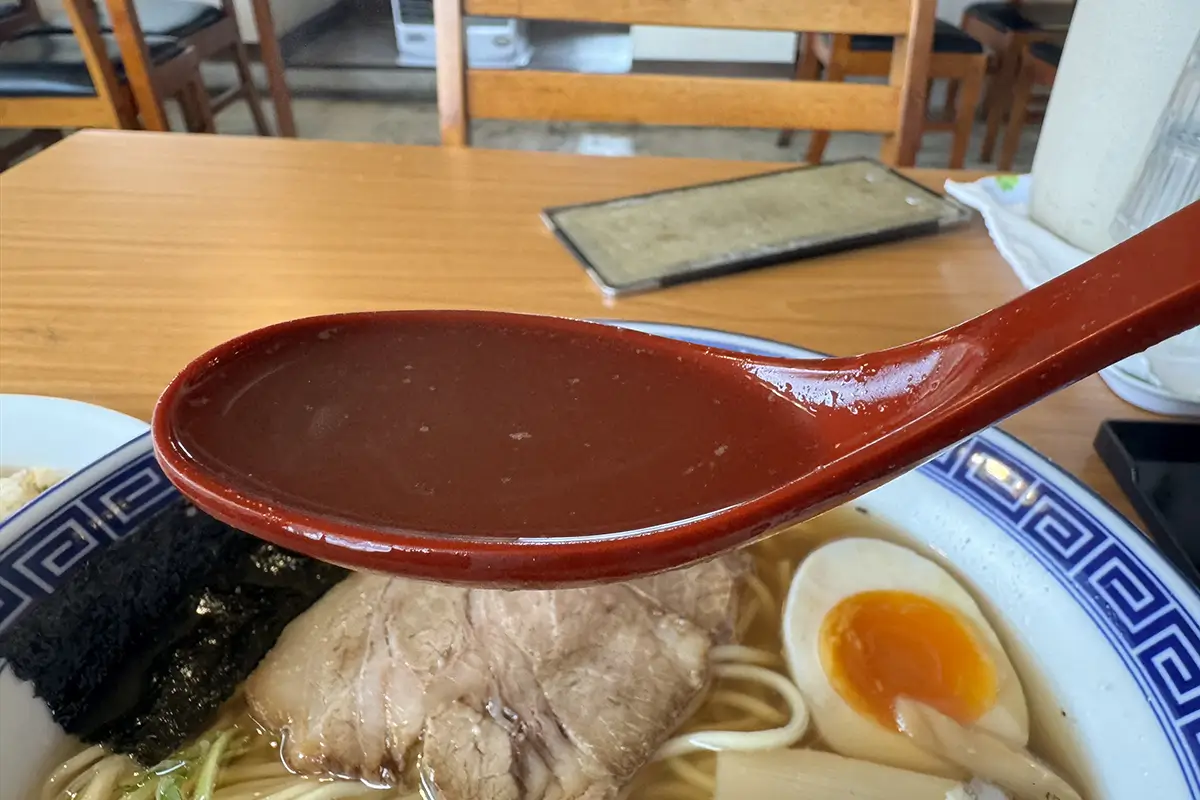 天狗 中華そば スープ