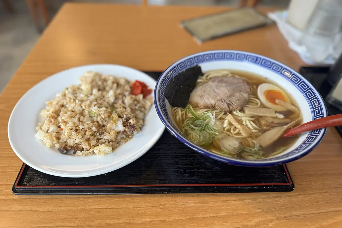 天狗 中華そば+チャーハン