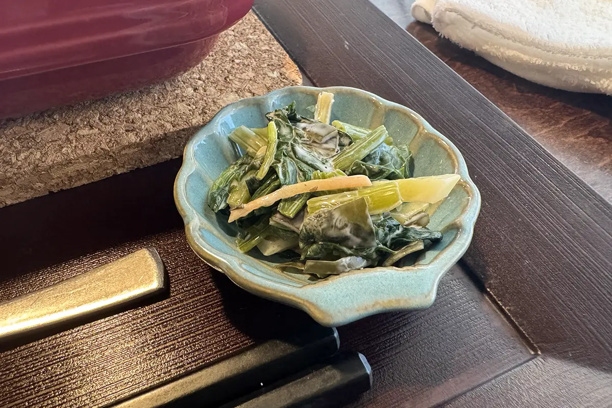 アルファ 焼きチーズカレーのセットで付いてくる小鉢