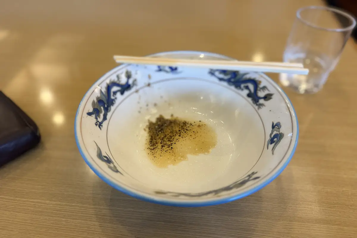 大喜 根塚店 チャーシューラーメン小 完食